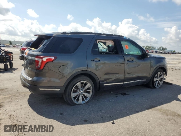 2018 Ford Explorer Limited with VIN 1FM5K7F89JGB15710, listed as a Copart auction lot 63499065 with 65,419 mi miles and Salvage title. Bid and sale history available at DreamBid. Image 3.