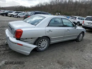2005 Hyundai XG350 with VIN KMHFU45EX5A378978, listed as a Copart auction lot 47363215 with 89,371 mi miles and Salvage Title. Bid and sale history available at carsss.com. Image 3.