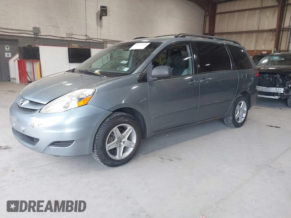 2007 Toyota Sienna CE with VIN 5TDZK23C77S035967, listed as a IAAI auction lot 42166445 with 223,114 mi miles. Bid and sale history available at carsss.com. Image 2.