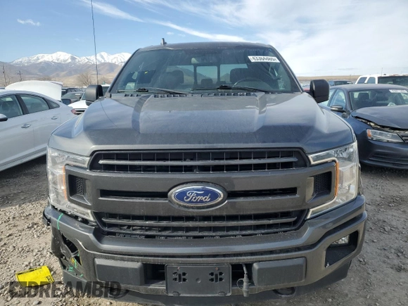 2018 Ford F-150 XL with VIN 1FTEW1EG9JKF38573, listed as a Copart auction lot 43364865 with 82,392 mi miles and Salvage Title. Bid and sale history available at DreamBid. Image 5.