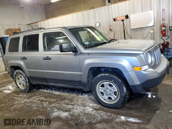 2015 Jeep Patriot Sport with VIN 1C4NJRBB2FD366016, listed as a Copart auction lot 45693335 with 149,417 mi miles and Salvage Title. Bid and sale history available at carsss.com. Image 4.