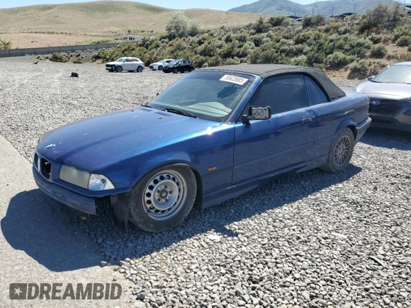 1998 BMW 3 Series 323i with VIN WBABJ8339WEM22707, listed as a Copart auction lot 55623685 with 130,704 mi miles and Salvage title. Bid and sale history available at DreamBid. Image 1.