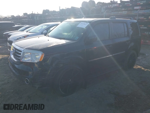2015 Honda Pilot Touring with VIN 5FNYF3H94FB014659, listed as a IAAI auction lot 41474827 with 109,531 mi miles. Bid and sale history available at carsss.com. Image 17.