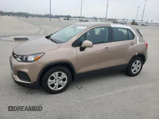 2018 Chevrolet Trax LS with VIN 3GNCJKSB9JL410747, listed as a Copart auction lot 42556235 with 0 mi miles and Salvage Title. Bid and sale history available at carsss.com. Image 1.