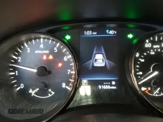 2020 Nissan Rogue SV with VIN JN8AT2MT4LW034721, listed as a Copart auction lot 57186515 with 91,686 mi miles and Salvage title. Bid and sale history available at DreamBid. Image 9.