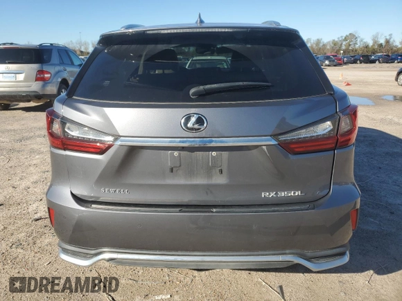 2019 Lexus RX with VIN JTJDZKCA4K2019825, listed as a Copart auction lot 41425285 with 61,368 mi miles and Salvage Title. Bid and sale history available at carsss.com. Image 6.