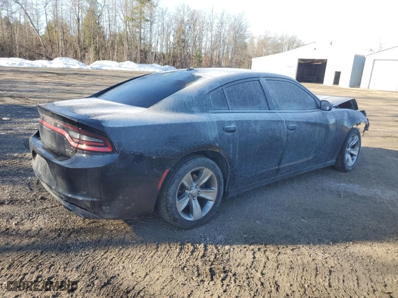 2017 Dodge Charger SXT with VIN 2C3CDXHG9HH654101, listed as a Copart auction lot 49672425 with 0 mi miles and Salvage Title. Bid and sale history available at carsss.com. Image 3.