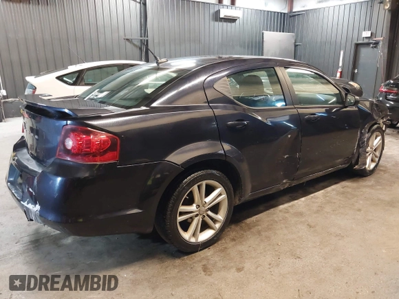 2012 Dodge Avenger SE with VIN 1C3CDZAGXCN287490, listed as a IAAI auction lot 42142222 with 122,310 mi miles and . Bid and sale history available at DreamBid. Image 4.