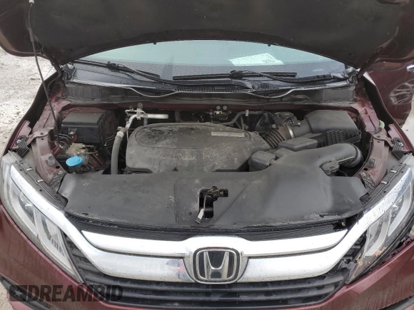 2019 Honda Odyssey EX with VIN 5FNRL6H51KB090958, listed as a Copart auction lot 46678835 with 95,664 mi miles and Salvage Title. Bid and sale history available at carsss.com. Image 12.