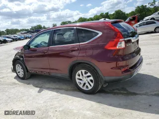 2015 Honda CR-V EX with VIN 2HKRM3H53FH536577, listed as a Copart auction lot 51825685 with 53,766 mi miles and Salvage Title. Bid and sale history available at carsss.com. Image 2.