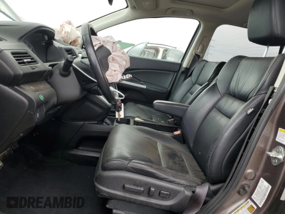 2012 Honda CR-V EX-L with VIN 5J6RM4H73CL048416, listed as a Copart auction lot 61410265 with 107,160 mi miles and Salvage title. Bid and sale history available at DreamBid. Image 7.
