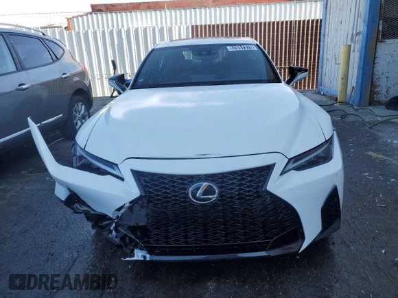 2023 Lexus IS with VIN JTHGZ1B23P5071195, listed as a Copart auction lot 52857375 with 27,999 mi miles and Clean Title. Bid and sale history available at carsss.com. Image 5.
