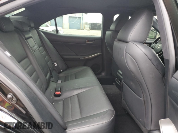 2017 Lexus IS 350 with VIN JTHCE1D22H5013734, listed as a Copart auction lot 80974524 with 89,820 mi miles and Salvage title. Bid and sale history available at DreamBid. Image 10.