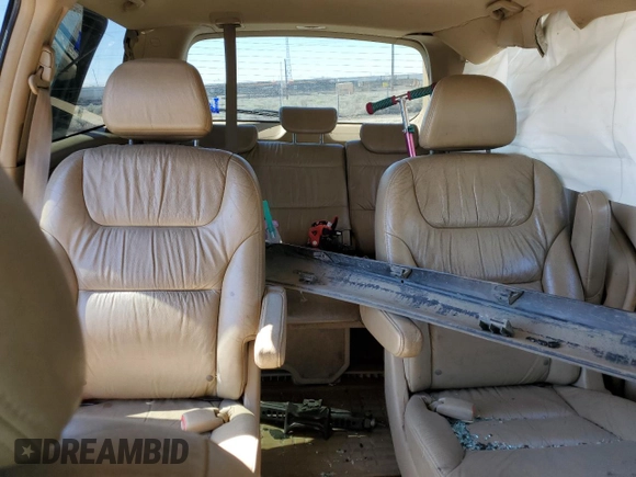 2006 Honda Odyssey EX-L with VIN 5FNRL38776B087245, listed as a Copart auction lot 53725265 with 0 mi miles and Salvage Title. Bid and sale history available at carsss.com. Image 10.