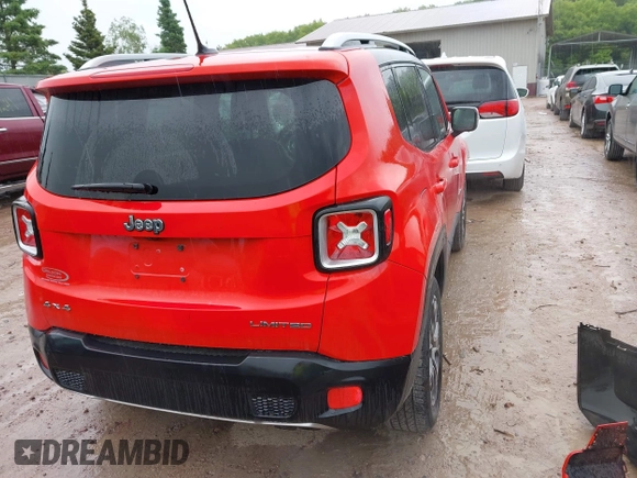 2016 Jeep Renegade Limited with VIN ZACCJBDT2GPD22850, listed as a IAAI auction lot 42338667 with 101,973 mi miles and . Bid and sale history available at DreamBid. Image 17.