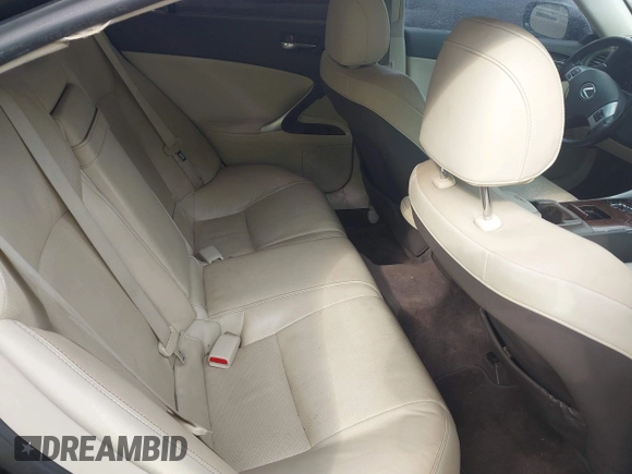 2012 Lexus IS 250 with VIN JTHBF5C24C5161720, listed as a IAAI auction lot 42132518 with 160,195 mi miles and . Bid and sale history available at DreamBid. Image 8.