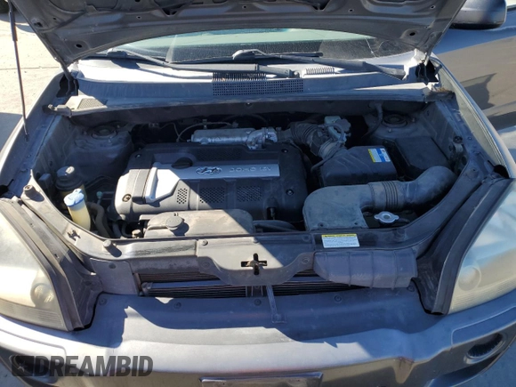 2007 Hyundai Tucson GLS with VIN KM8JM12B17U527296, listed as a Copart auction lot 50088065 with 151,857 mi miles and Salvage Title. Bid and sale history available at carsss.com. Image 12.