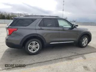 2020 Ford Explorer XLT with VIN 1FMSK8DH4LGB09859, listed as a Copart auction lot 50464775 with 42,541 mi miles and Salvage Title. Bid and sale history available at carsss.com. Image 3.