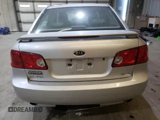 2007 Kia Optima EX with VIN KNAGE124675137864, listed as a Copart auction lot 87433434 with 141,682 mi miles and Salvage Title. Bid and sale history available at carsss.com. Image 6.