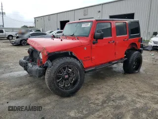 2017 Jeep Wrangler Unlimited Sport with VIN 1C4BJWDG8HL520540, listed as a Copart auction lot 42601915 with 99,989 mi miles and Non Repairable. Bid and sale history available at carsss.com. Image 1.