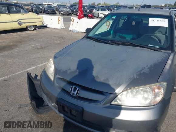 2005 Honda Civic with VIN JHMES96615S024091, listed as a IAAI auction lot 41716818 with 212,218 mi miles and . Bid and sale history available at DreamBid. Image 6.