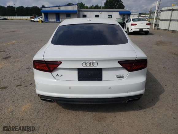 2016 Audi A7 3.0 Premium Plus with VIN WAUWGAFC9GN046515, listed as a Copart auction lot 53791335 with 184,002 mi miles and Salvage Title. Bid and sale history available at carsss.com. Image 6.