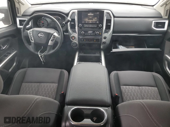 2024 Nissan Titan Pro-4X with VIN 1N6AA1ED3RN109827, listed as a Copart auction lot 42034245 with 4,076 mi miles and Salvage title. Bid and sale history available at DreamBid. Image 8.