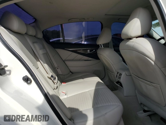 2017 Infiniti Q50 Premium with VIN JN1EV7AP4HM732408, listed as a Copart auction lot 58700435 with 103,304 mi miles and Salvage title. Bid and sale history available at DreamBid. Image 10.