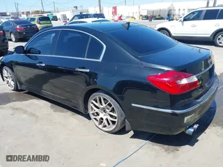2013 Hyundai Genesis 3.8L with VIN KMHGC4DD1DU238010, listed as a IAAI auction lot 42002064 with 117,658 mi miles. Bid and sale history available at carsss.com. Image 3.