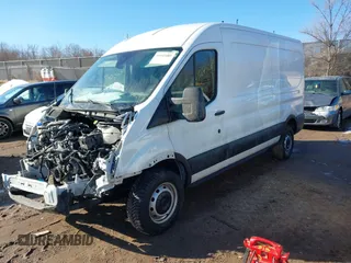 2023 Ford Transit Cargo with VIN 1FTBR1C89PKA63540, listed as a IAAI auction lot 41643089 with 65,898 mi miles. Bid and sale history available at carsss.com. Image 18.