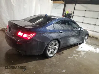 2013 BMW 7 Series 740i with VIN WBAYA6C5XDC995236, listed as a Copart auction lot 41581205 with 121,388 mi miles and Salvage Title. Bid and sale history available at carsss.com. Image 3.