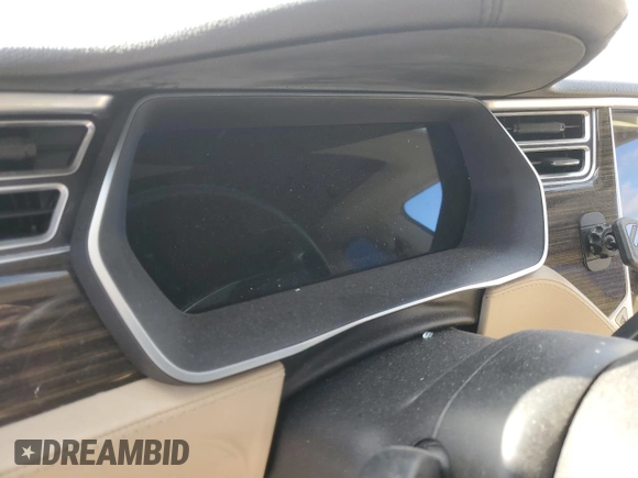 2015 Tesla Model S 85D with VIN 5YJSA1H2XFFP73196, listed as a Copart auction lot 75903524 with Not Provided miles and Salvage Title. Bid and sale history available at carsss.com. Image 9.