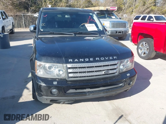 2008 Land Rover Range Rover Sport SC with VIN SALSH23408A120214, listed as a IAAI auction lot 41267054 with 185,737 mi miles. Bid and sale history available at carsss.com. Image 6.