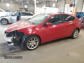 2013 Dodge Dart SXT with VIN 1C3CDFBA1DD268536, listed as a Copart auction lot 53308565 with 120,261 mi miles and Salvage Title. Bid and sale history available at carsss.com. Image 1.