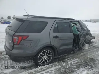 2018 Ford Explorer Sport z VIN 1FM5K8GT4JGC07574, wystawiony jako Copart lot #45888085 z przebiegiem Nie podano mil oraz Szkoda całkowita • Salvage title. Historia ofert i sprzedaży dostępna na DreamBid. Obrazek 3.