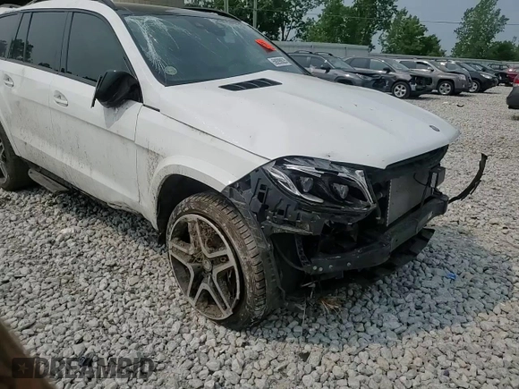 2017 Mercedes-Benz GLS 550 z VIN 4JGDF7DE2HA845531, wystawiony jako Copart lot #59298625 z przebiegiem Nie podano mil oraz Czysty tytuł • Clean title. Historia ofert i sprzedaży dostępna na DreamBid. Obrazek 14.
