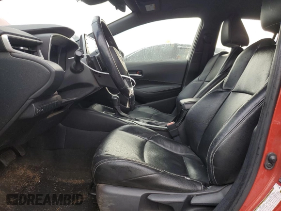 2019 Toyota Corolla Hatchback SE with VIN JTNK4RBEXK3005035, listed as a Copart auction lot 80439054 with 198,331 mi miles and Salvage Title. Bid and sale history available at carsss.com. Image 7.