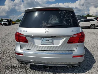 2014 Mercedes-Benz GL 450 with VIN 4JGDF7CE1EA400484, listed as a Copart auction lot 56415605 with 157,393 mi miles and Salvage title. Bid and sale history available at DreamBid. Image 6.