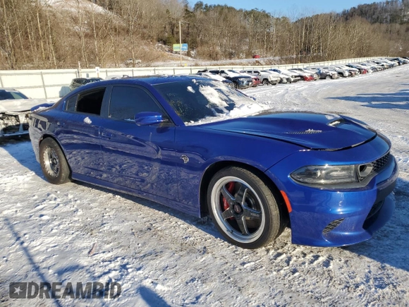 2019 Dodge Charger SRT Hellcat with VIN 2C3CDXL97KH561898, listed as a Copart auction lot 41762775 with Not Provided miles and Salvage Title. Bid and sale history available at DreamBid. Image 4.