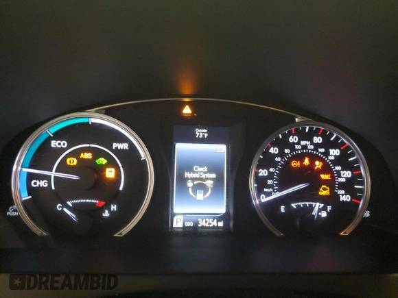 2015 Toyota Camry LE with VIN 4T1BD1FK9FU159561, listed as a Copart auction lot 54581565 with 34,254 mi miles and Salvage Title. Bid and sale history available at DreamBid. Image 9.