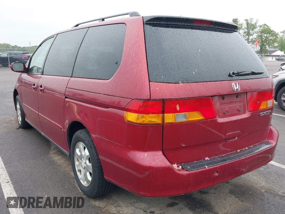 2003 Honda Odyssey EX-L with VIN 5FNRL18993B009180, listed as a IAAI auction lot 42224572 with 187,781 mi miles and . Bid and sale history available at DreamBid. Image 3.