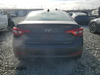 2016 Hyundai Sonata Sport with VIN 5NPE34AF5GH435360, listed as a Copart auction lot 48551875 with 164,036 mi miles and Salvage Title. Bid and sale history available at DreamBid. Image 6.