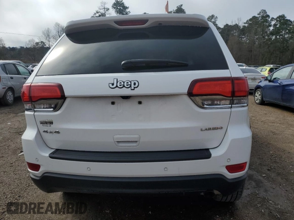 2022 Jeep Grand Cherokee Laredo E with VIN 1C4RJFAG0NC124987, listed as a Copart auction lot 46229435 with 43,786 mi miles and Salvage title. Bid and sale history available at DreamBid. Image 6.