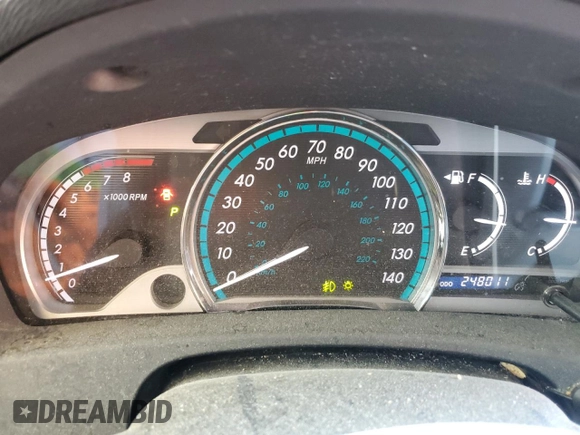 2009 Toyota Venza with VIN 4T3ZE11A29U002542, listed as a Copart auction lot 53743595 with 248,011 mi miles and Salvage title. Bid and sale history available at DreamBid. Image 9.