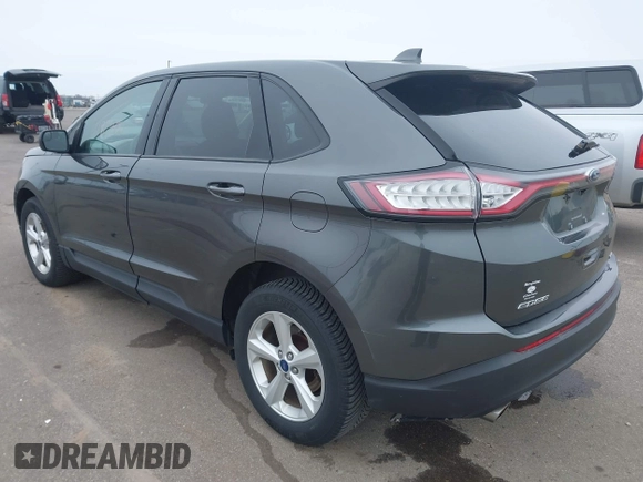 2017 Ford Edge SE with VIN 2FMPK4G96HBC27817, listed as a IAAI auction lot 41921451 with 90,885 mi miles. Bid and sale history available at carsss.com. Image 3.