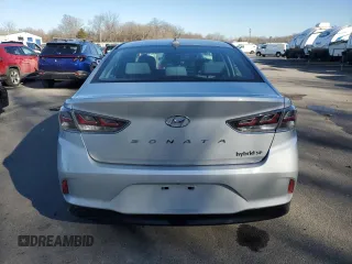 2018 Hyundai Sonata Hybrid SE with VIN KMHE24L31JA082504, listed as a Copart auction lot 88340645 with 91,148 mi miles and Salvage Title. Bid and sale history available at carsss.com. Image 6.