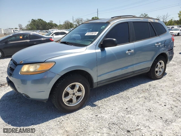2009 Hyundai Santa Fe GLS with VIN 5NMSG13D99H322528, listed as a Copart auction lot 52253615 with 189,974 mi miles and Clean Title. Bid and sale history available at carsss.com. Image 1.