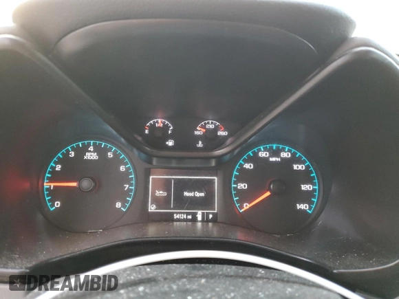 2021 Chevrolet Colorado 4WD Work Truck with VIN 1GCGTBEN3M1130067, listed as a Copart auction lot 80538984 with 54,124 mi miles and Salvage title. Bid and sale history available at DreamBid. Image 9.