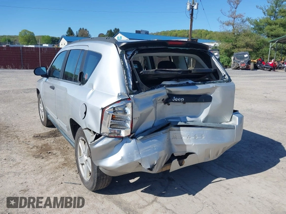 2008 Jeep Compass Sport with VIN 1J8FT47088D784150, listed as a IAAI auction lot 42122964 with 241,302 mi miles. Bid and sale history available at carsss.com. Image 6.