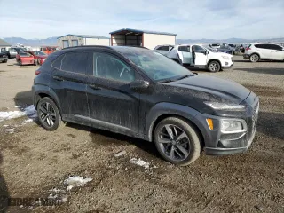 2021 Hyundai Kona Ultimate with VIN KM8K5CA54MU748847, listed as a Copart auction lot 82665484 with 49,523 mi miles and Salvage Title. Bid and sale history available at carsss.com. Image 4.